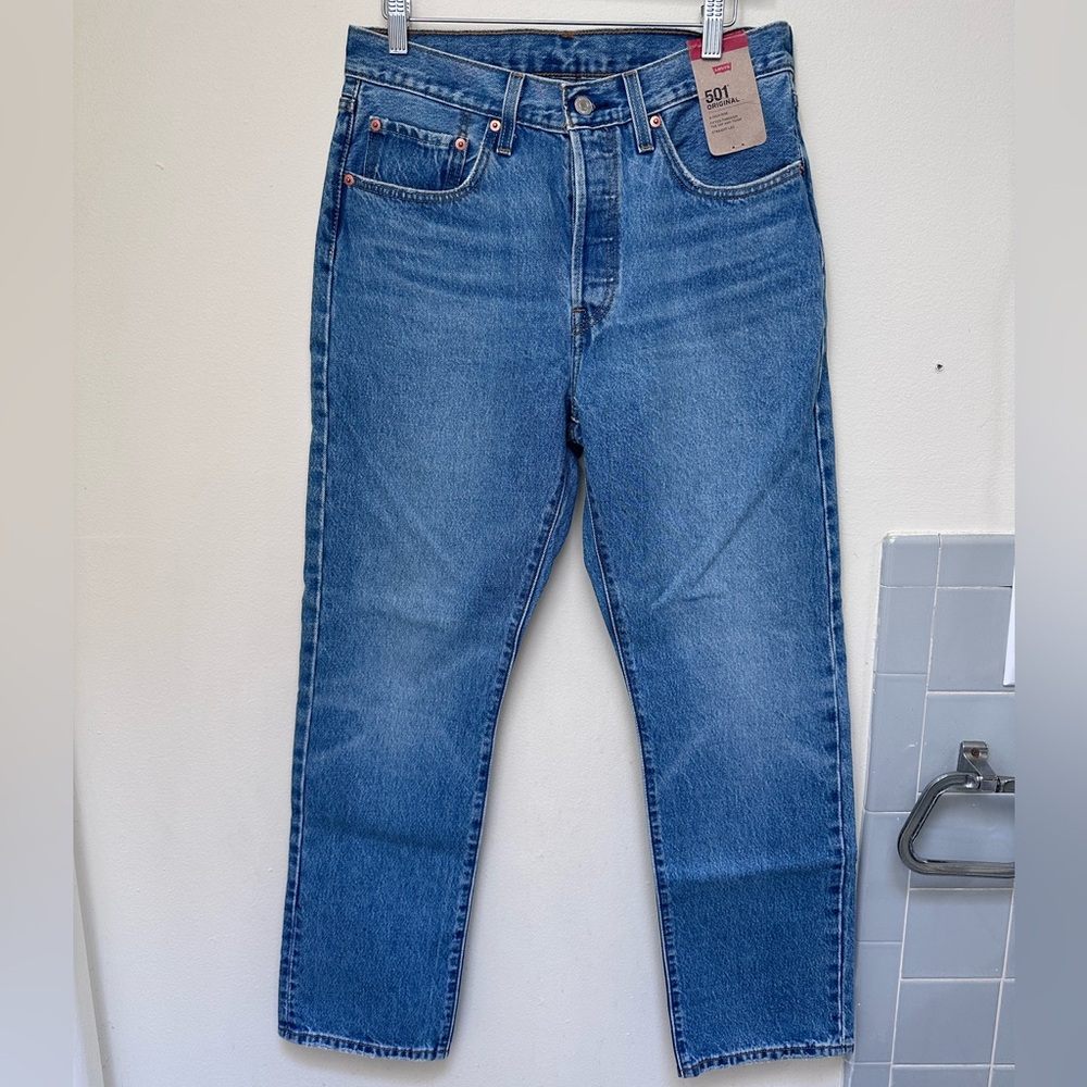 BNWT Levi’s Women’s 501 Straight Leg High Rise Jeans Size 30x30